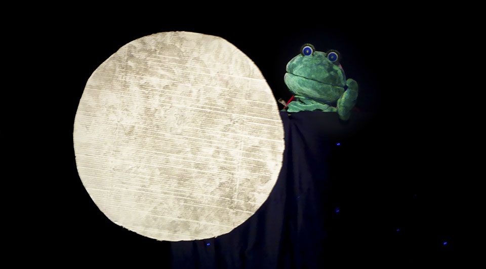 Una rana en la luna
